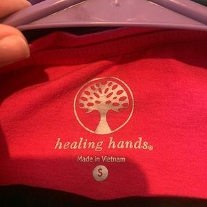 Healing hand Scrub Set Black